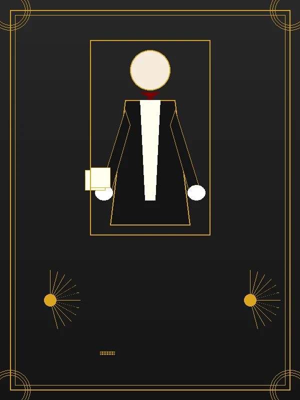 线上赌场专业荷官团队Art Deco风格